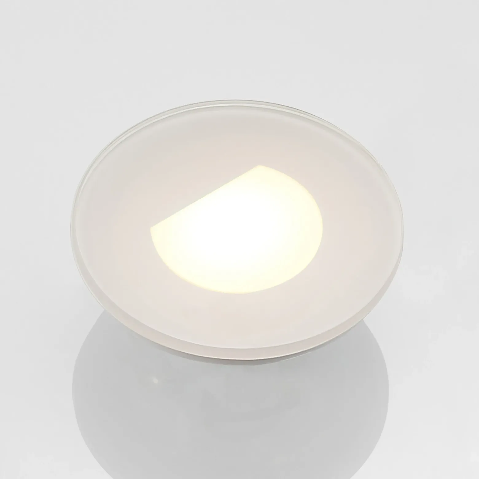 Arcchio Lámpara empotrable LED Vexi, Ø 7,8 cm, blanca, aluminio, CCT