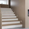 Arcchio Lámpara empotrable LED Neru, 7 cm, blanca, angular, sensor