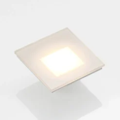Arcchio Lámpara empotrable LED Vexi, 7,8 cm x 7,8 cm, blanco, CCT