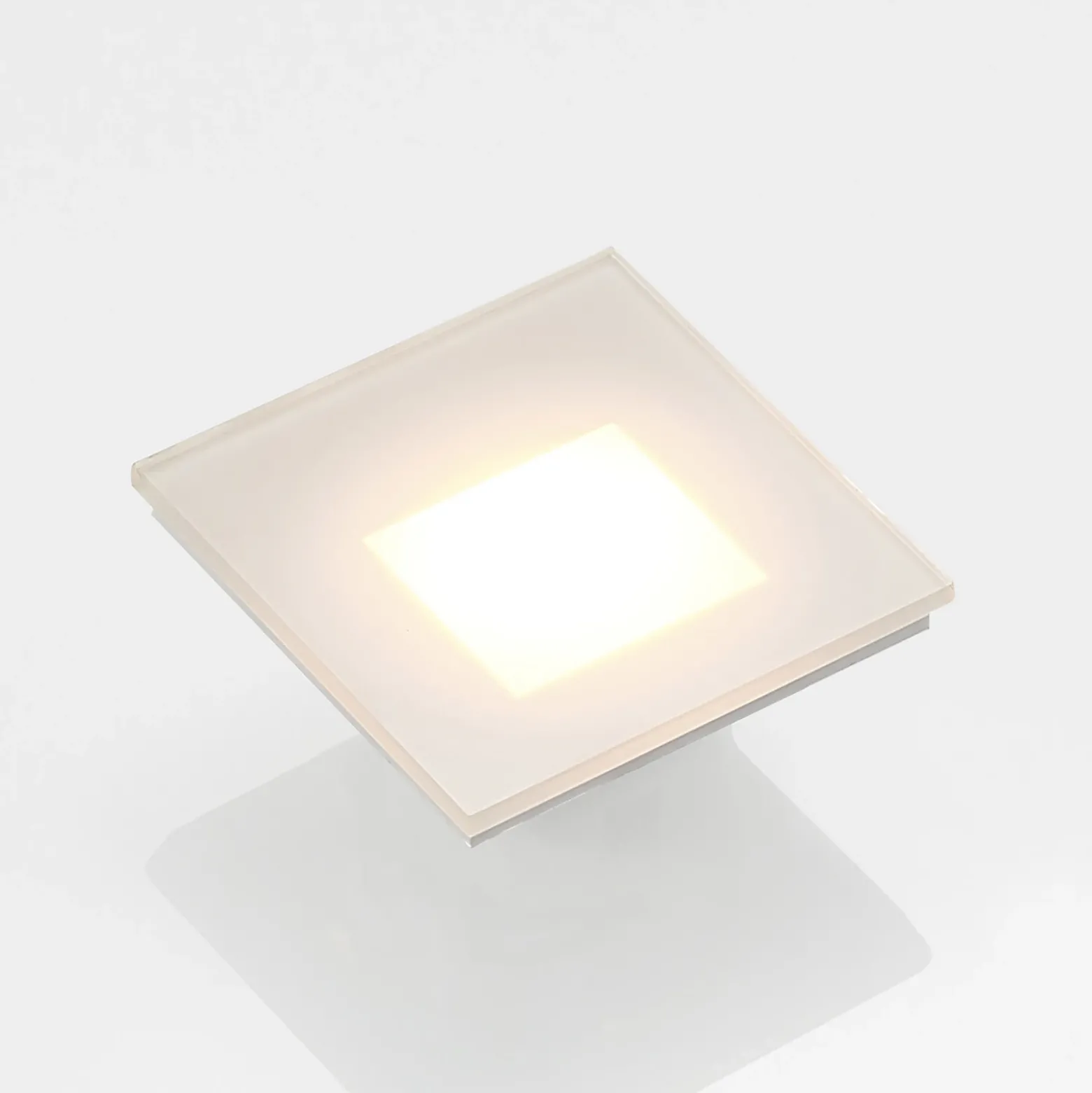 Arcchio Lámpara empotrable LED Vexi, 7,8 cm x 7,8 cm, blanco, CCT