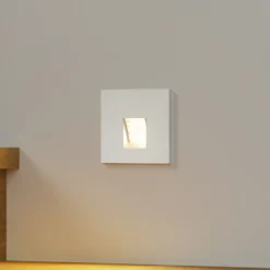 Arcchio Lámpara empotrable LED Vexi, 7,5 cm x 7,5 cm, plata, CCT