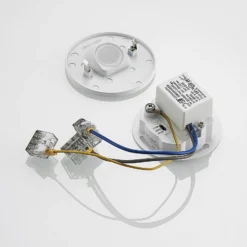 Arcchio Lámpara empotrable LED Vexi, Ø 7,5 cm, blanco, aluminio, CCT