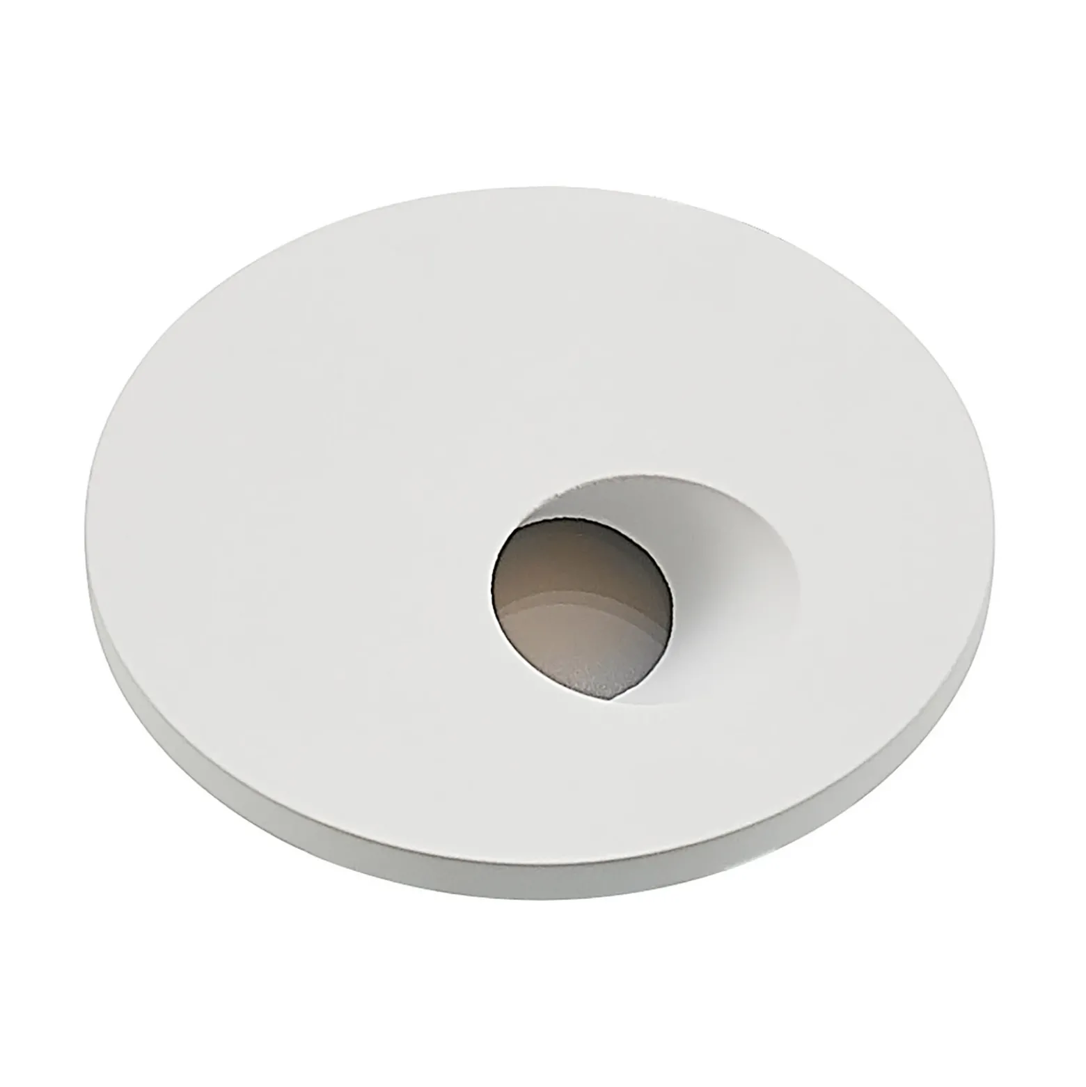 Arcchio Lámpara empotrable LED Vexi, Ø 7,5 cm, blanco, aluminio, CCT