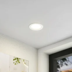 Arcchio Lámpara empotrable LED Milaine, blanca, atenuable, lote de 3