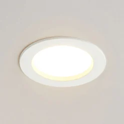 Arcchio Lámpara empotrable LED Milaine, blanca, atenuable, lote de 3