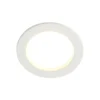 Arcchio Lámpara empotrable LED Milaine, Ø 10 cm, blanca, atenuable