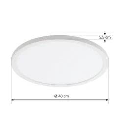 Arcchio Lámpara LED de techo Brenda, Ø 40 cm, CCT, control remoto