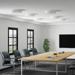 Arcchio Lámpara LED de techo Noabelle, Ø 40 cm, blanco, metal