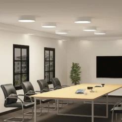 Arcchio Lámpara LED de techo Noabelle, Ø 40 cm, blanco, metal