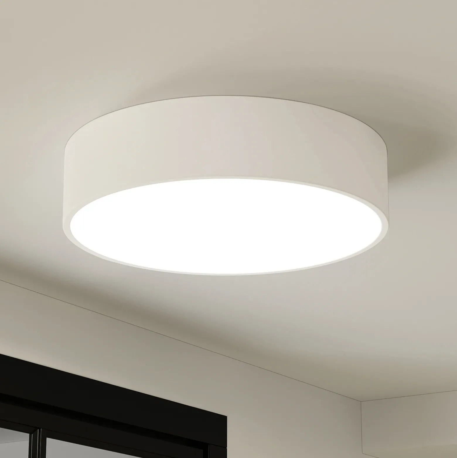 Arcchio Lámpara LED de techo Noabelle, Ø 40 cm, blanco, metal