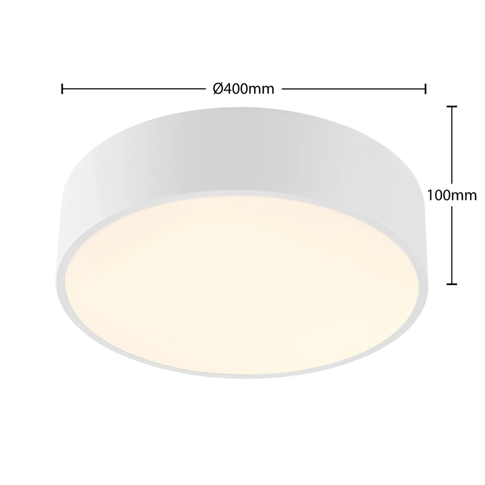 Arcchio Lámpara LED de techo Noabelle, Ø 40 cm, blanco, metal