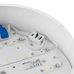 Arcchio Lámpara LED de techo Noabelle, Ø 40 cm, blanco, metal