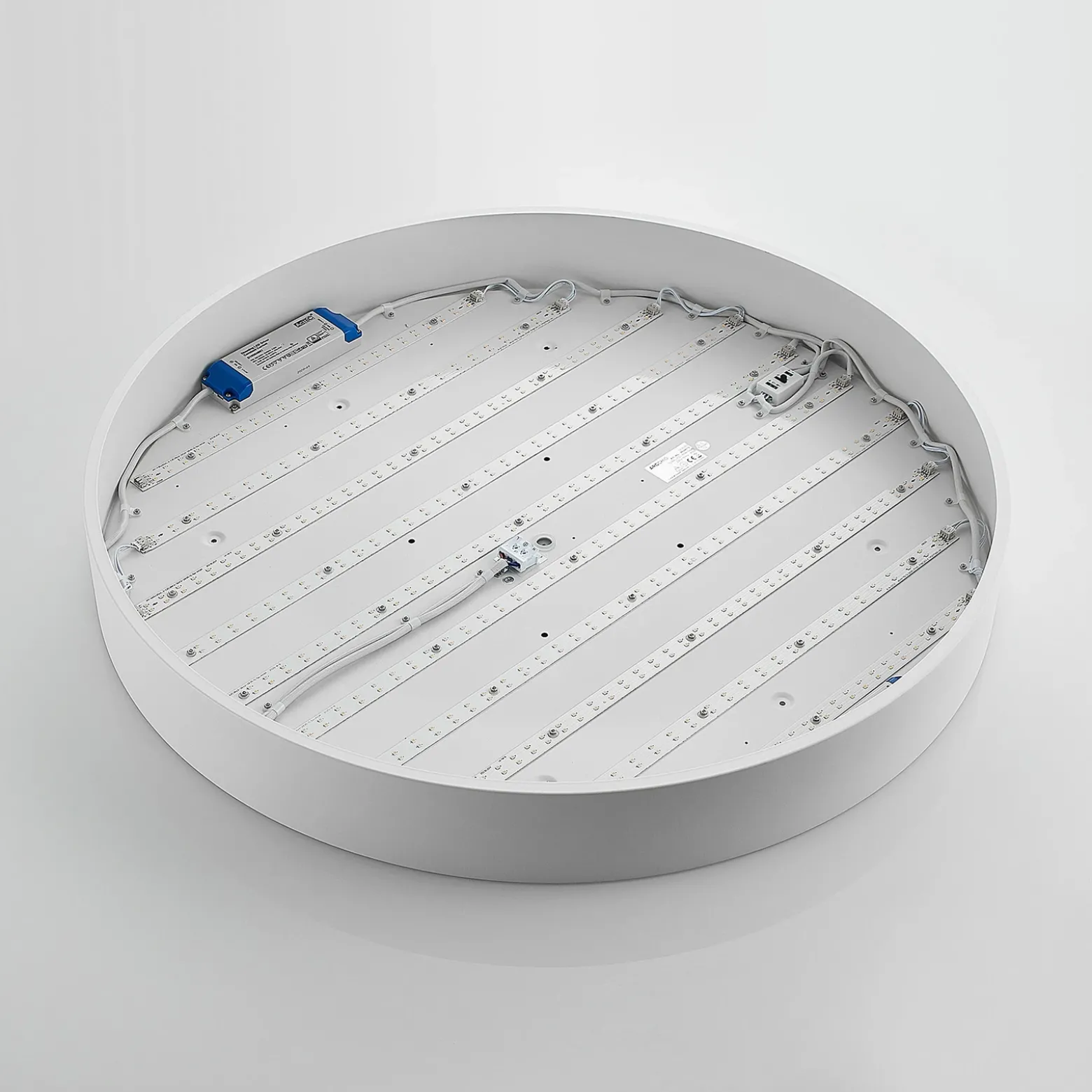 Arcchio Lámpara LED de techo Noabelle, Ø 80 cm, blanco, metal