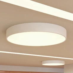 Arcchio Lámpara LED de techo Noabelle, Ø 80 cm, blanco, metal