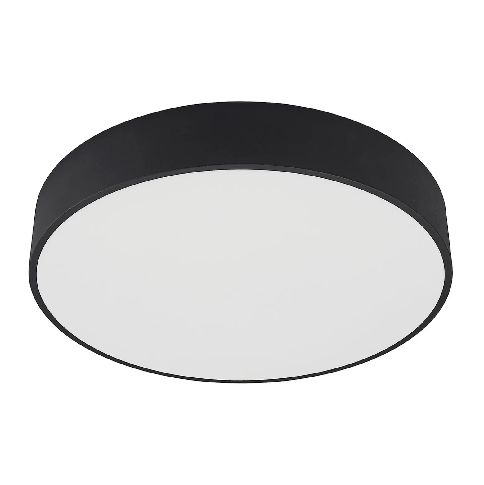 Arcchio Lámpara LED de techo Noabelle, Ø 60 cm, negra, metal