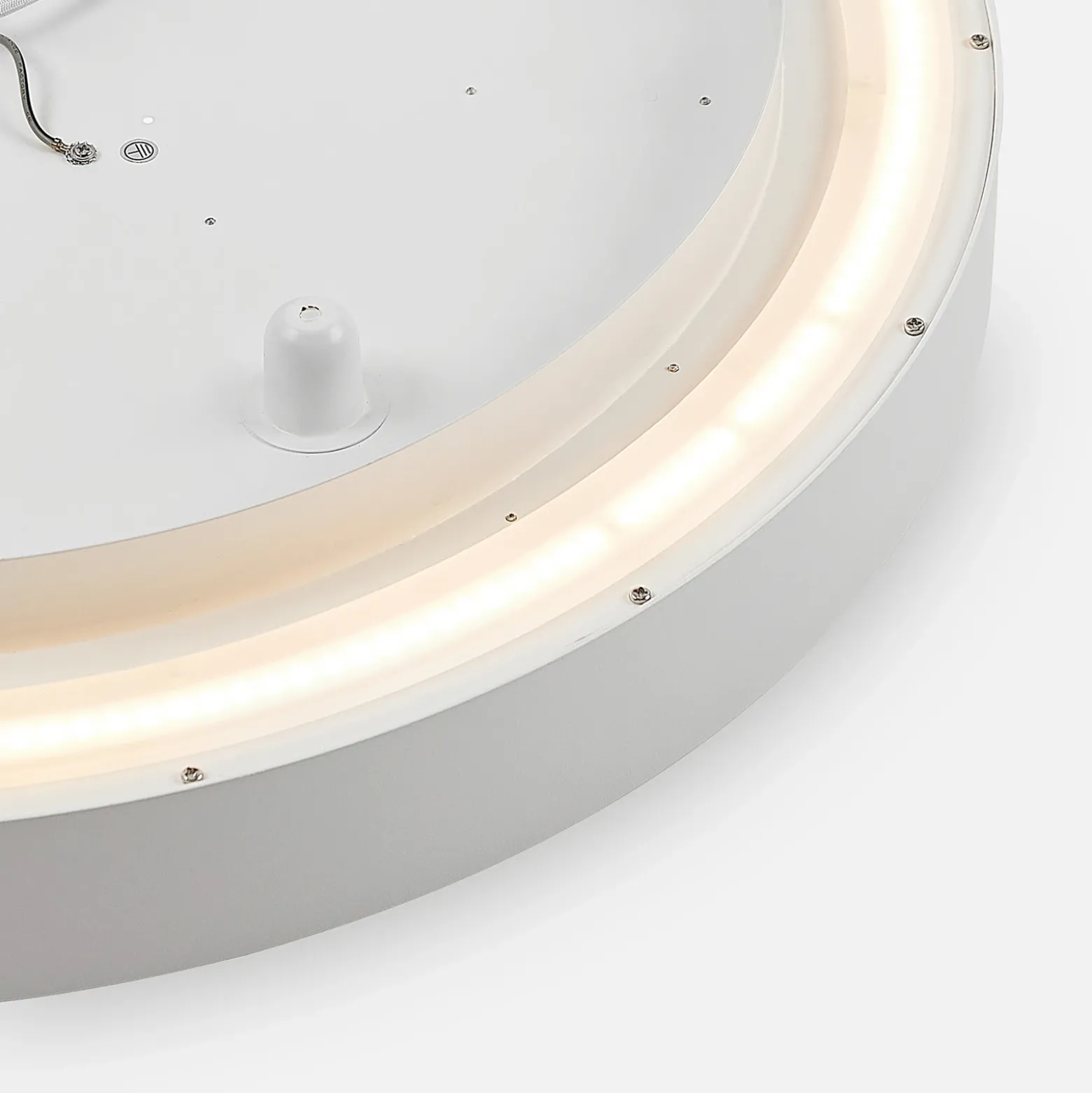 Arcchio lámpara LED de techo Vanida, blanco, Ø 60 cm, arriba/abajo