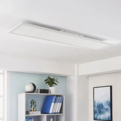 Arcchio Lysander panel LED, CCT, 119cm 55W, blanco