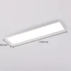 Arcchio Lysander panel LED, CCT, 119cm 55W, blanco