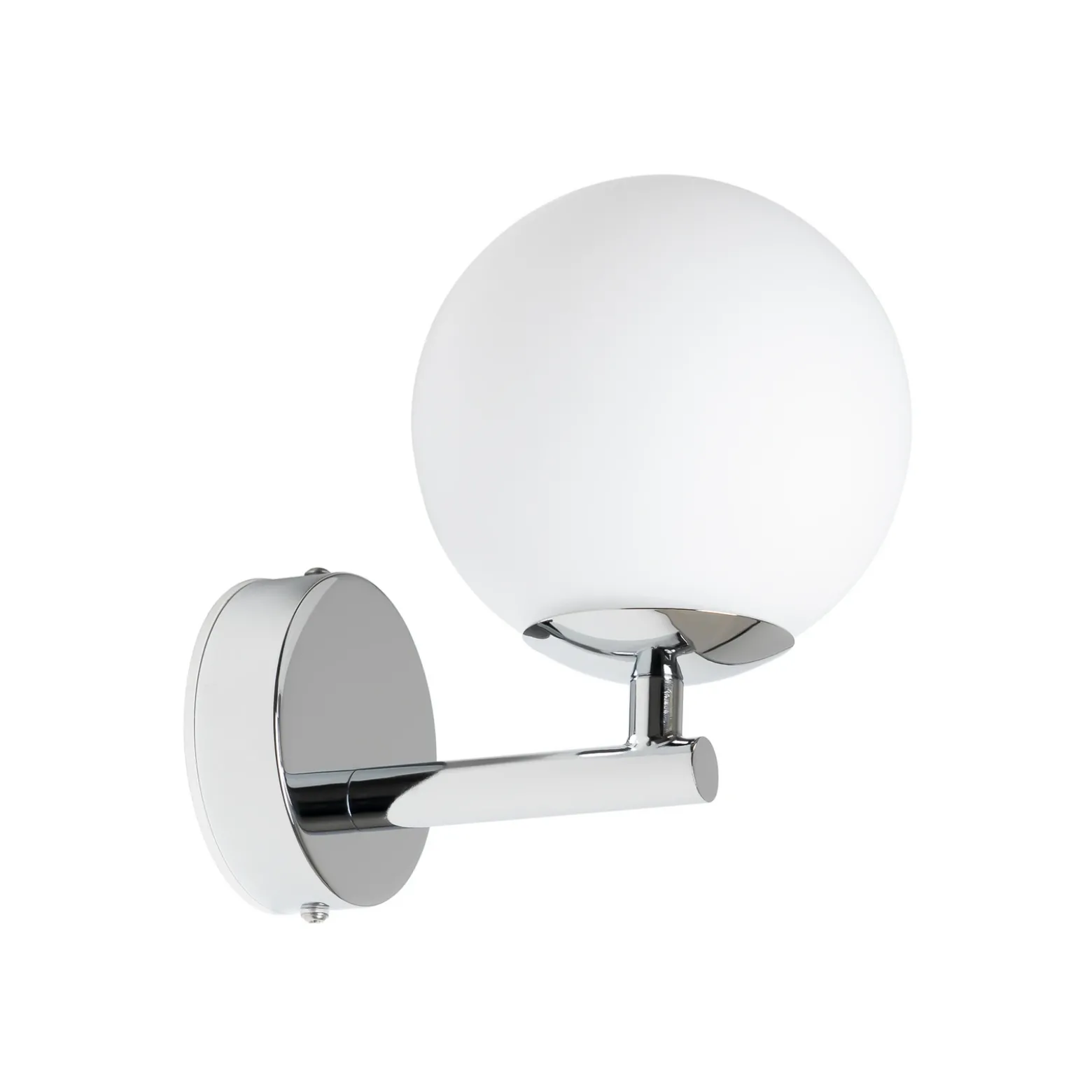 Arcchio Maviris aplique LED para baño bola, vidrio
