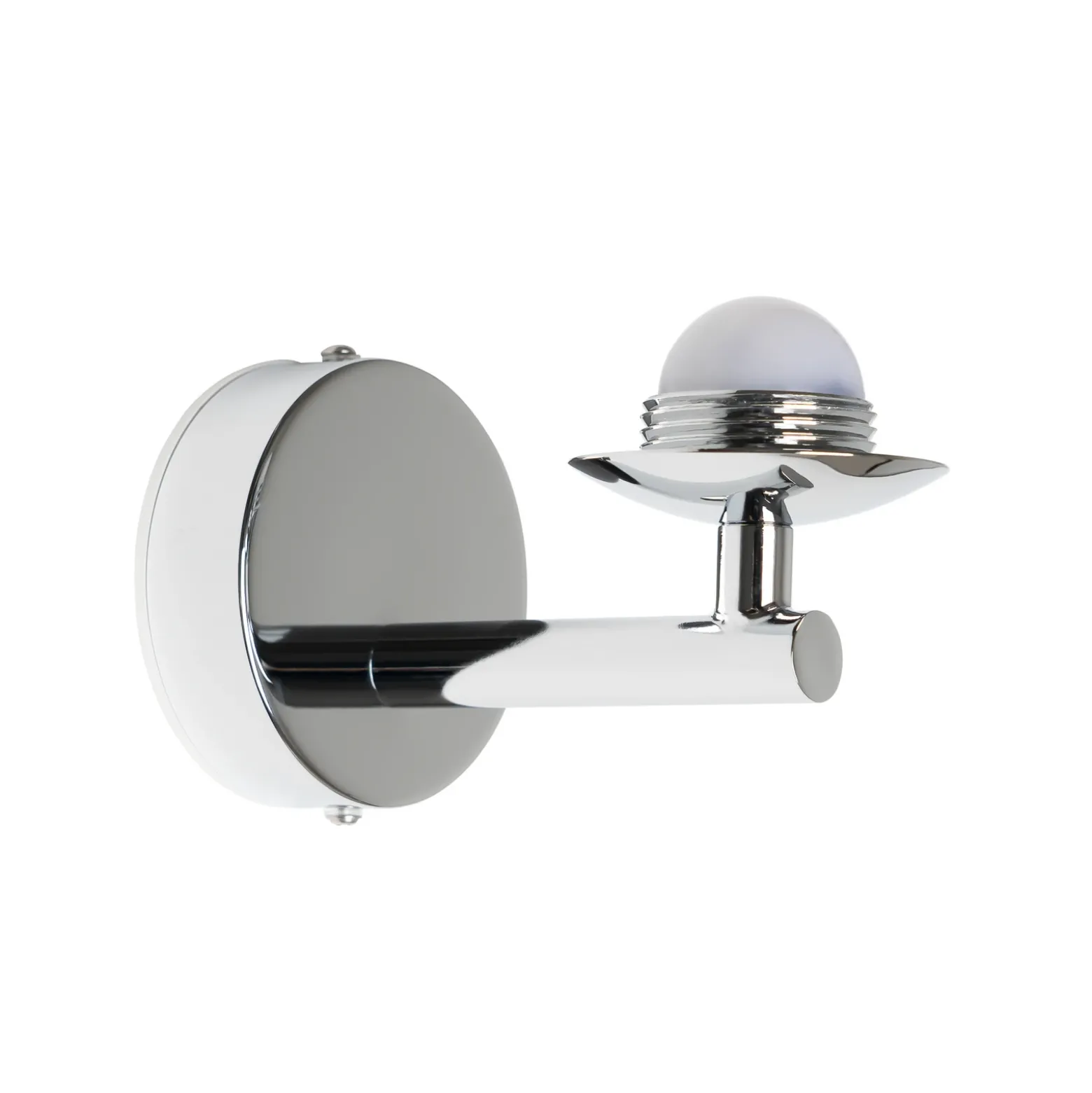 Arcchio Maviris aplique LED para baño bola, vidrio