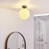 Arcchio Maviris Lámpara de techo para baño, globo, 18 cm