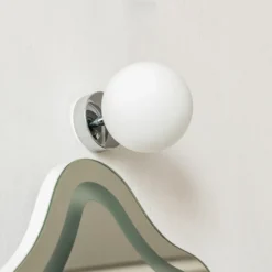 Arcchio Maviris Lámpara de techo para baño, globo, 12 cm