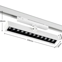 Arcchio Millay foco de riel LED blanco 3000K