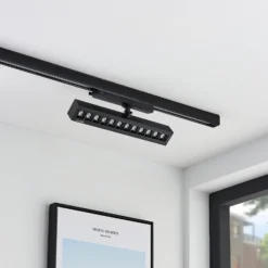 Arcchio Millay foco de riel LED negro 3000K