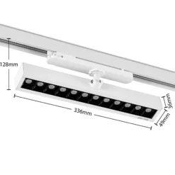 Arcchio Millay foco de riel LED blanco 4000K