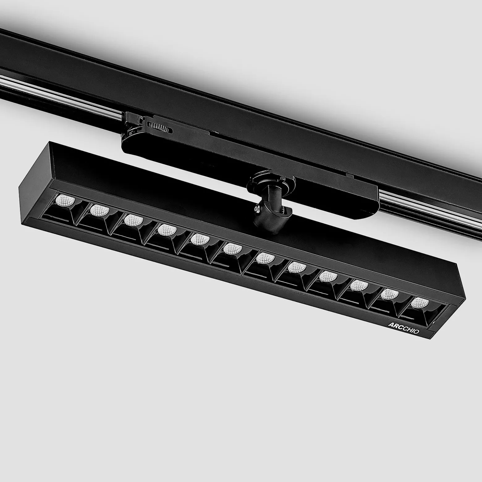 Arcchio Millay foco de riel LED negro 4000K