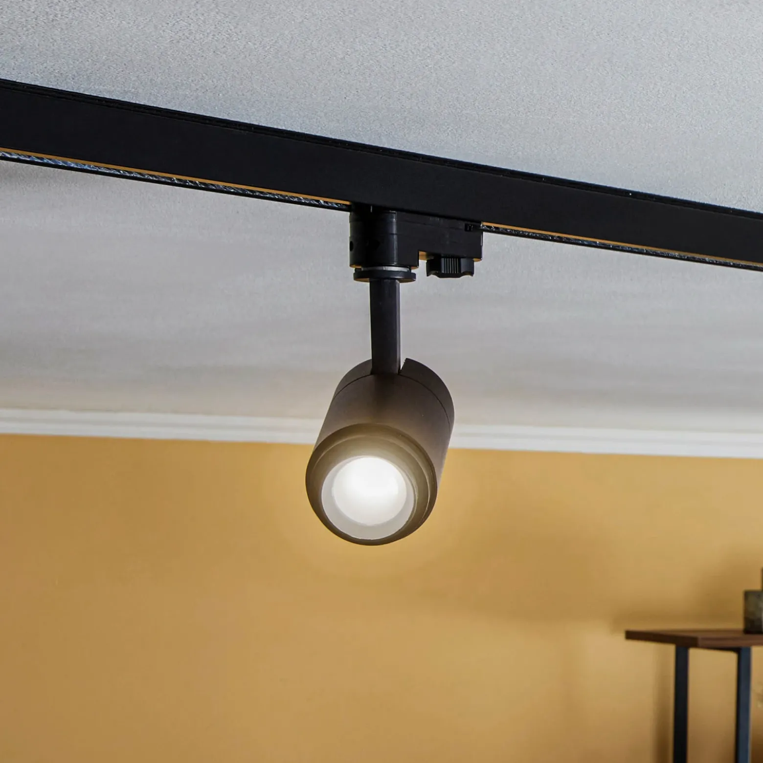Arcchio Nanna foco de riel LED negro 4000K 12W