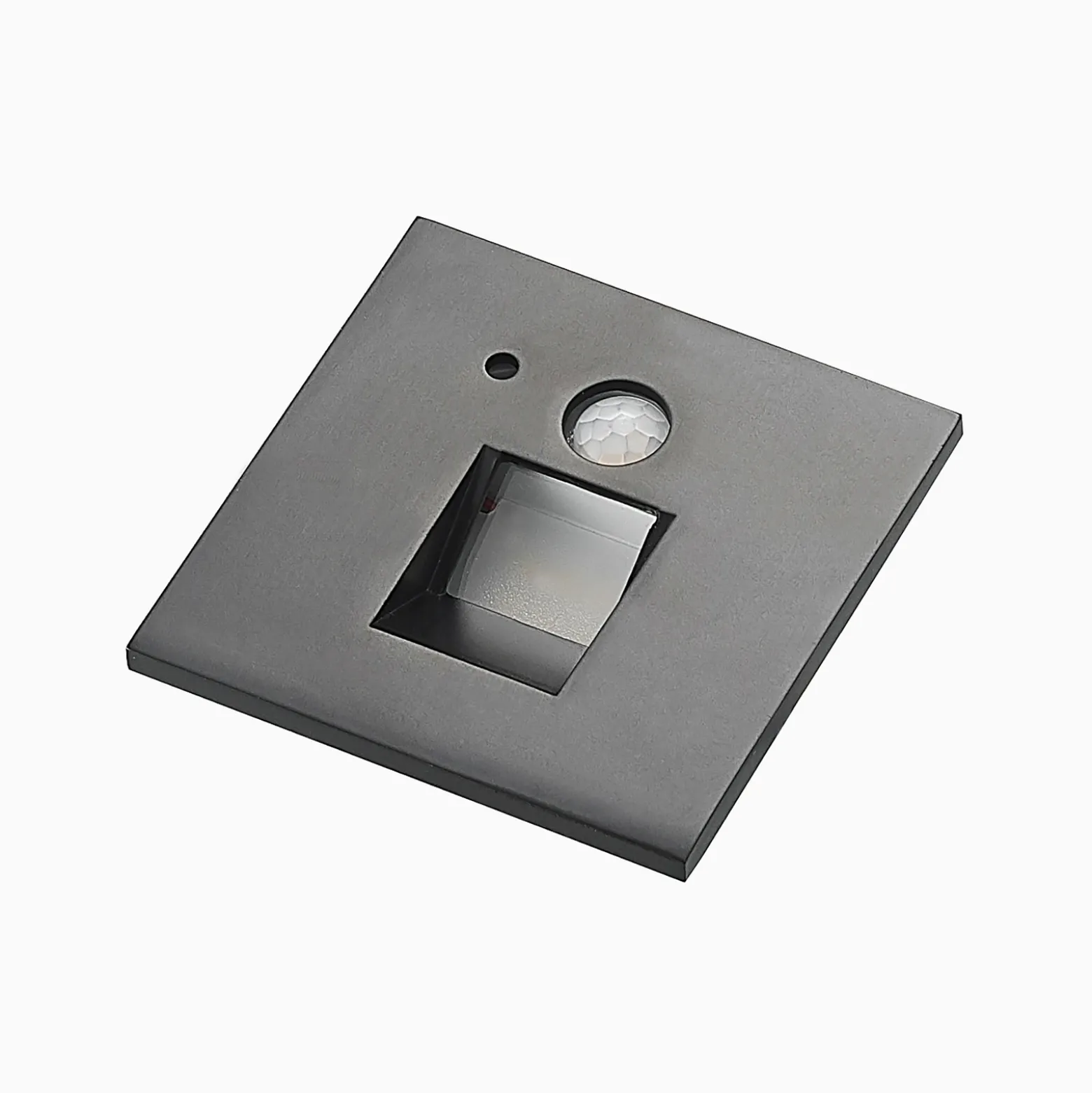 Arcchio Neru empotrada LED sensor angular, negro