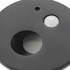 Arcchio Neru empotrada LED, sensor, redondo negro