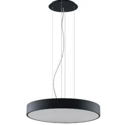 Arcchio Noabelle lámpara colgante LED, negro 80 cm