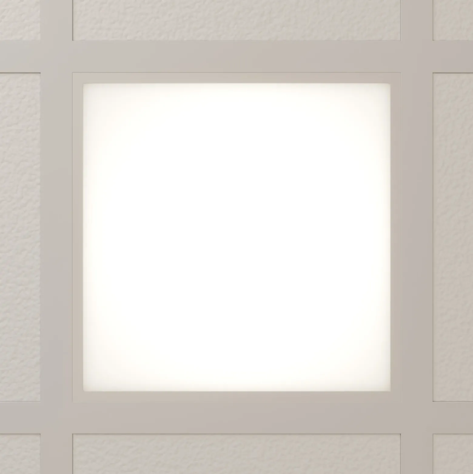 Arcchio Panel empotrado LED Viñas, 4.000 K, 36 W, 62 cm x 62 cm