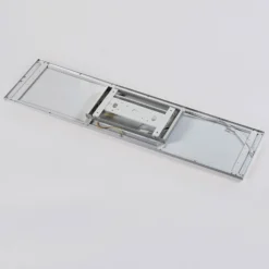 Arcchio Panel LED Arthur, 120 x 30 cm, plateado, 4000 K