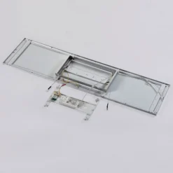 Arcchio Panel LED Arthur, 120 x 30 cm, plateado, 4000 K
