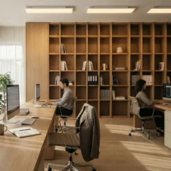 Arcchio Panel LED Arthur, 120 x 30 cm, plateado, 4000 K