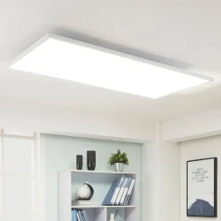 Arcchio panel LED Arya, atenuable, 119 cm x 59 cm, metal