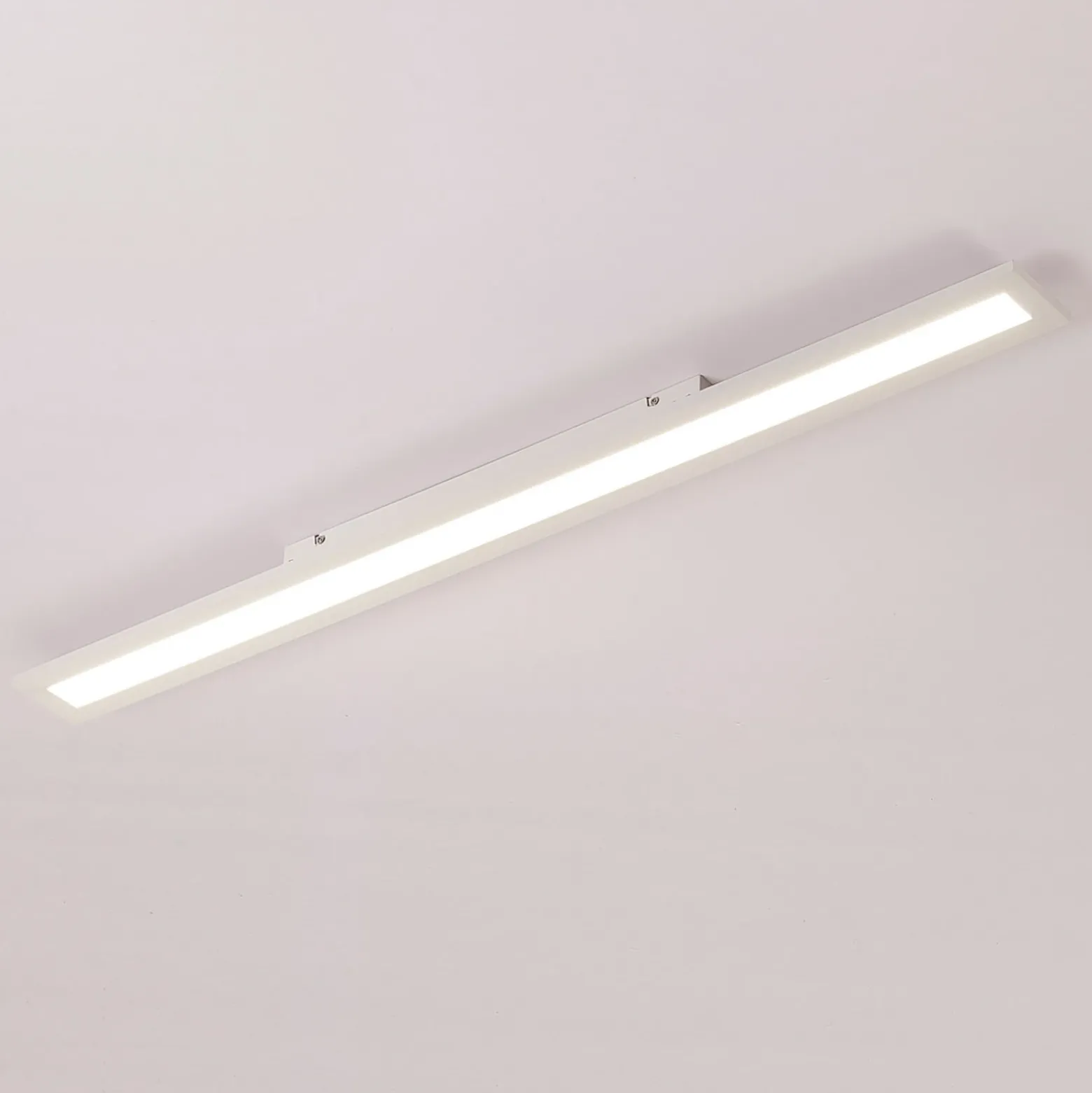 Arcchio Panel LED Arya, 120 cm, blanco, atenuable, aluminio