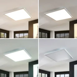 Arcchio Panel LED Brenda, 60 cx 60 cm, CCT, control remoto