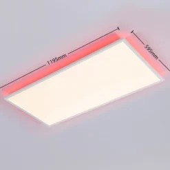 Arcchio Panel LED Brenda, 120 x 60 cm, CCT, control remoto