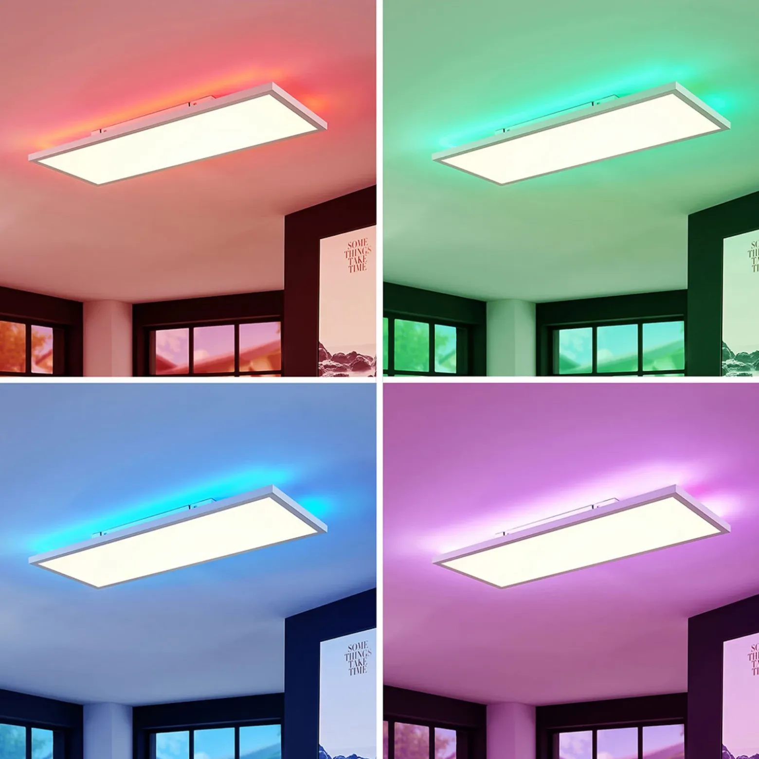 Arcchio Panel LED Brenda, 80 x 30 cm, CCT, control remoto