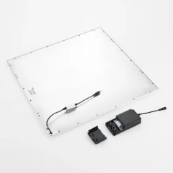 Arcchio Panel LED empotrado Viñas, 62 cm, blanco, aluminio, CCT