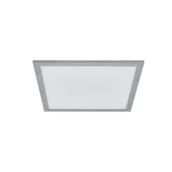 Arcchio Panel LED Lyndra, 40 cm, plata, aluminio, atenuable, CCT