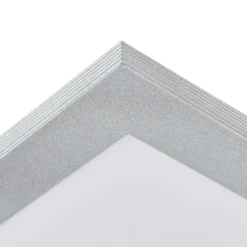 Arcchio Panel LED Lyndra, 40 cm, plata, aluminio, atenuable, CCT