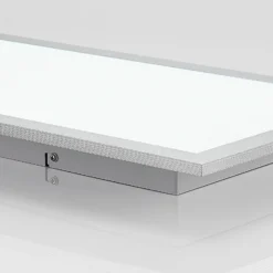 Arcchio Panel LED Lyndra, 80 cm, plata, aluminio, atenuable, CCT