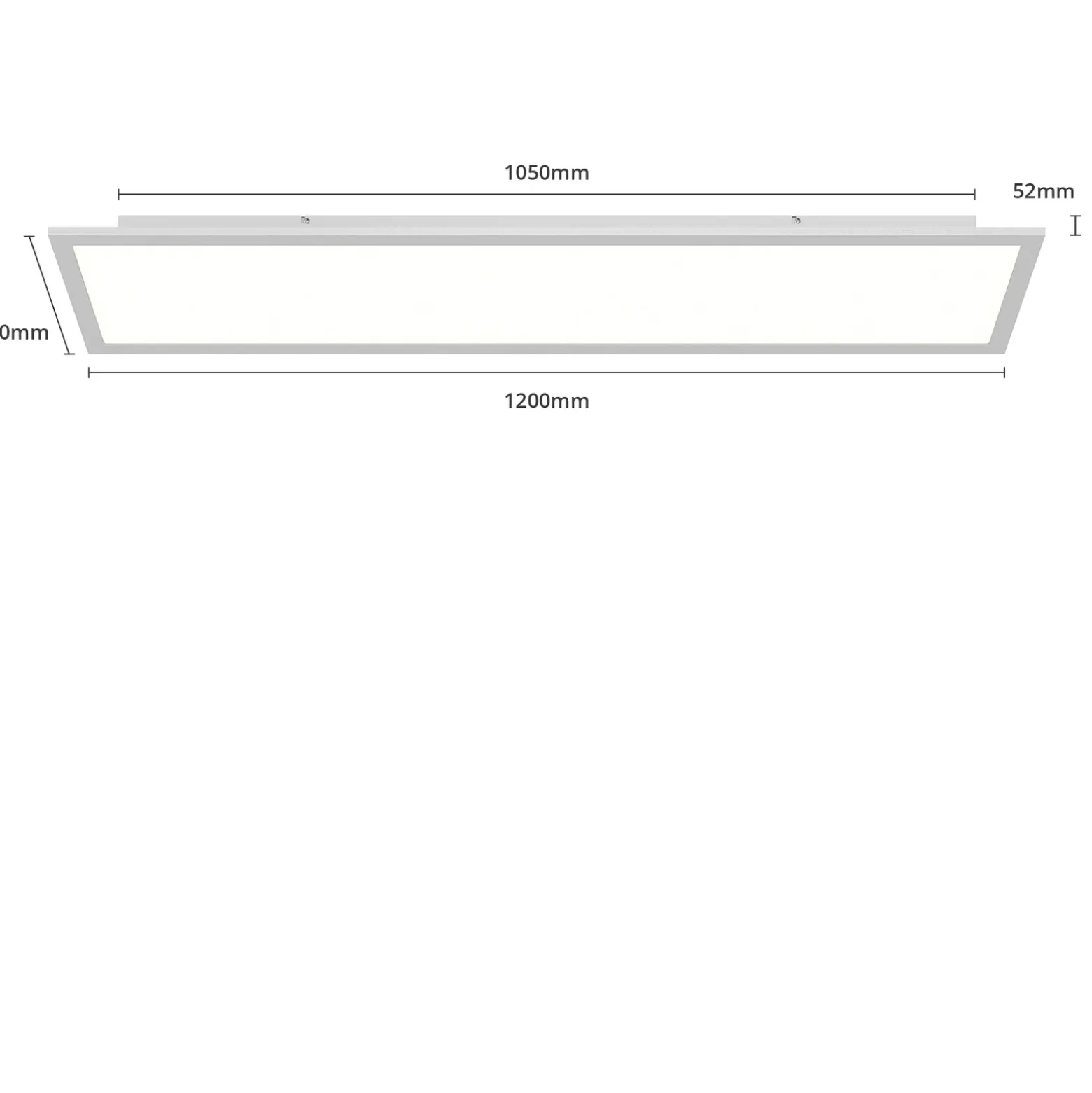 Arcchio Panel LED Lyndra, 120 cm, plata, aluminio, atenuable, CCT