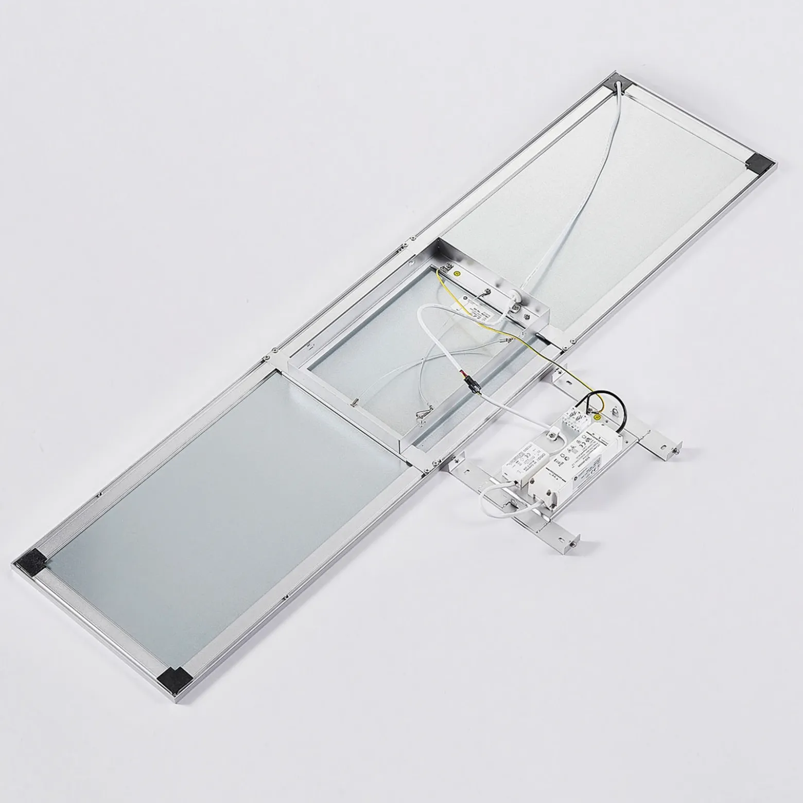 Arcchio Panel LED Lysander, 32W, CCT, 119cm, plata