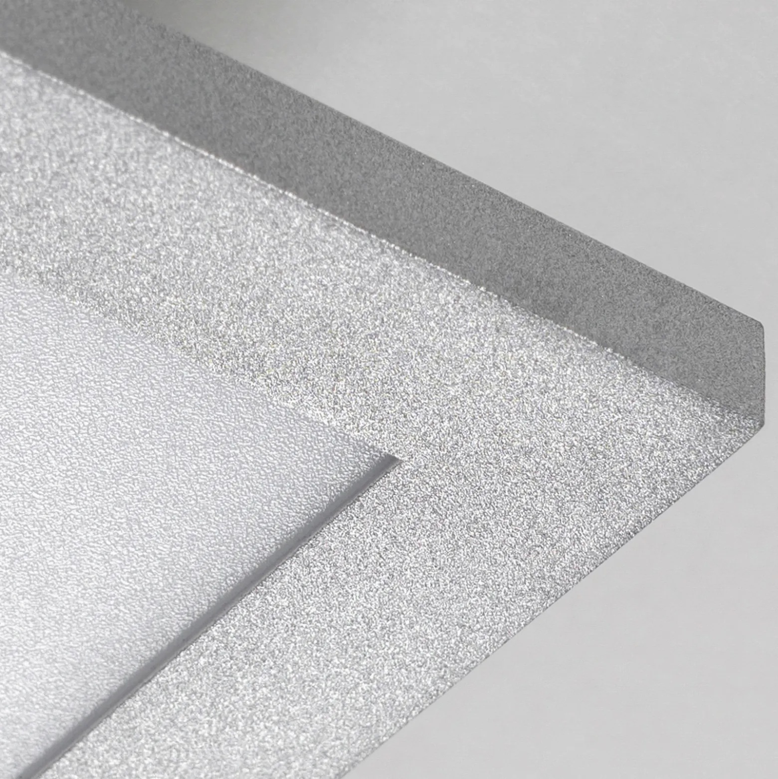 Arcchio Panel LED Lysander, 50W, CCT, 119cm, plata